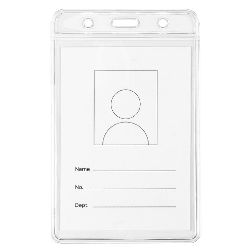 JOURNAL, pvc id card holder, transparent