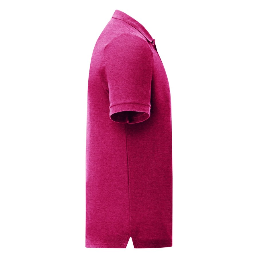 Fruit of The Loom Iconic Polo muška polo majica kratkih rukava pepeljasto crvena, 3XL