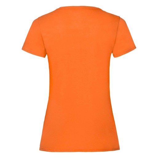 Fruit of the Loom, Valueweight, Women's Cotton Short Sleeve T-shirt, Orange, XL