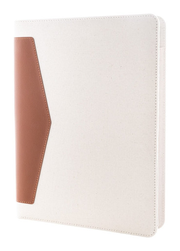 Carbasa A4 recycled canvas document folder