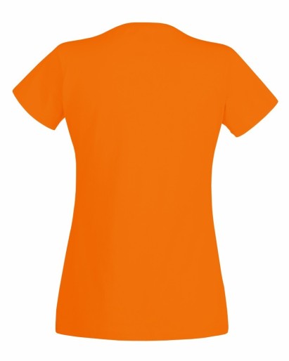 Fruit of the Loom, Valueweight, Women's Cotton T-shirt, Orange, M