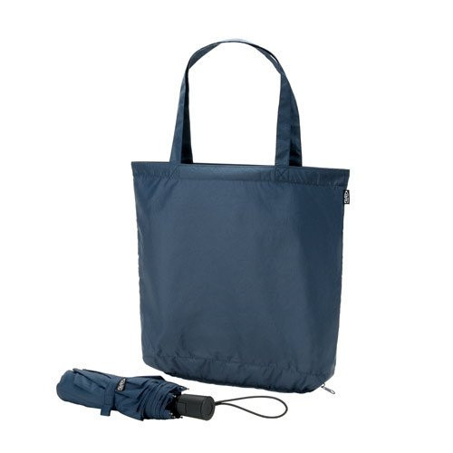 SKYLAR. 2-u-1 kišobran sa cegerom od recikliranog poliestera