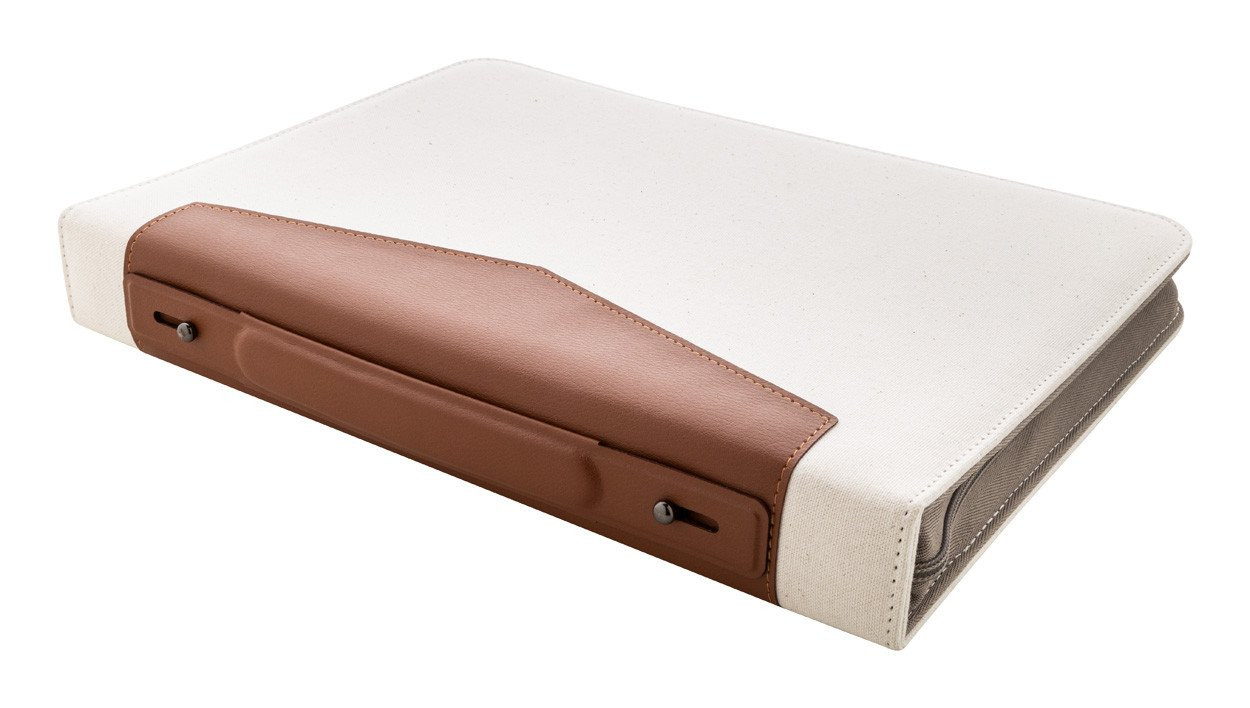 Carbasa Zip recycled canvas document folder