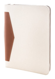 Carbasa Zip recycled canvas document folder