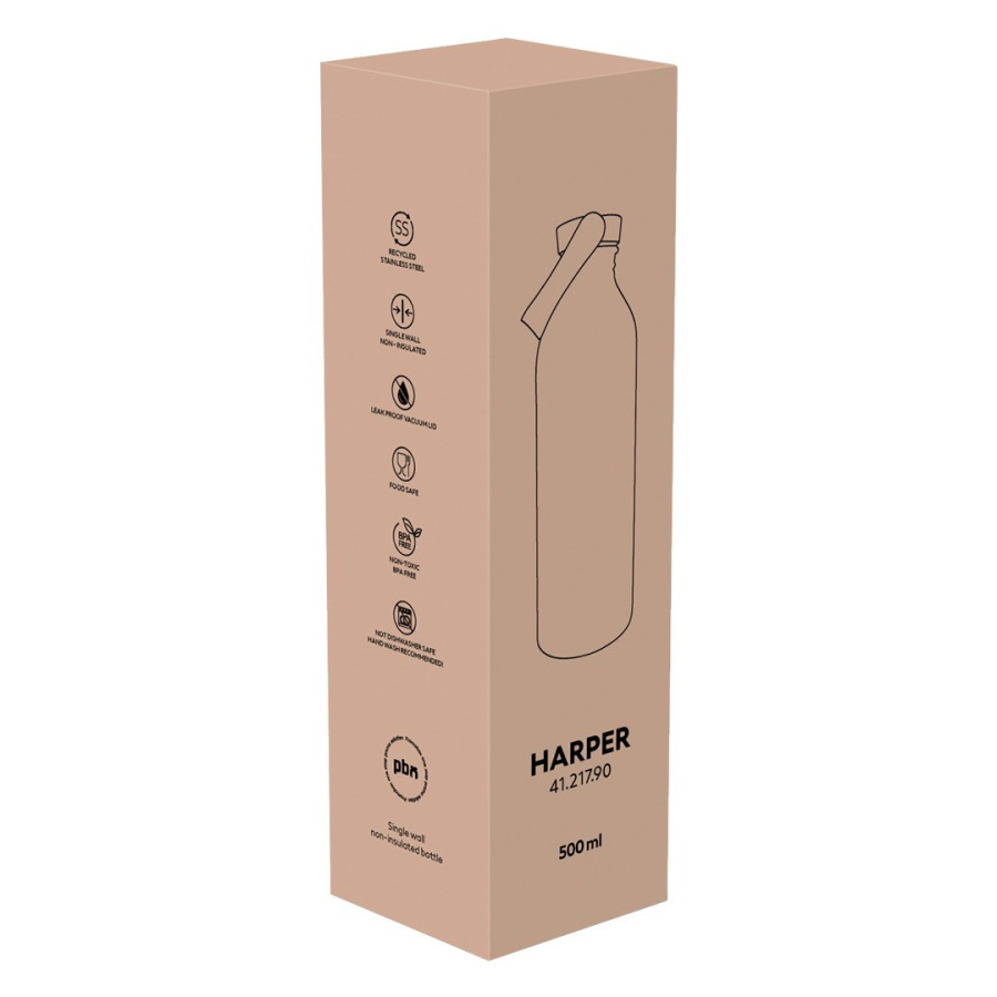 HARPER, boca za vodu, 500 ml, bela