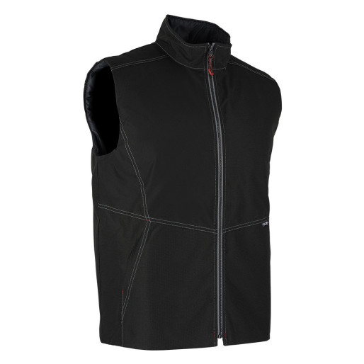 TOPPER, workwear bodywarmer, black