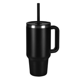 AQUACORE, vacuum insulated bottle, 890 ml, black