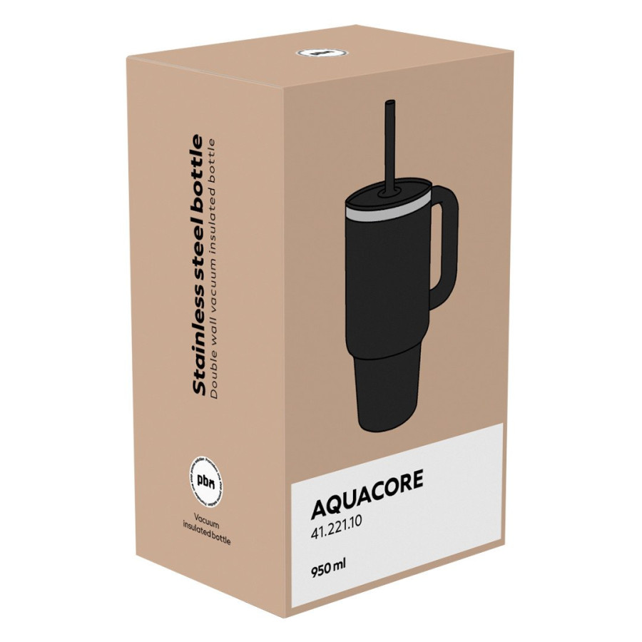 AQUACORE, termos, 890 ml, crni
