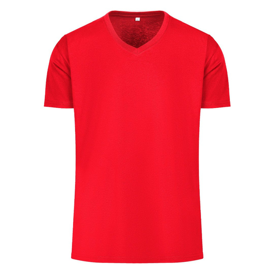 TARGET V MEN, v-neck t-shirt, 160 g/m2, red