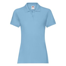 Fruit of the Loom, Ladies Premium Polo, women's premium polo shirt, dark green, 2XL
