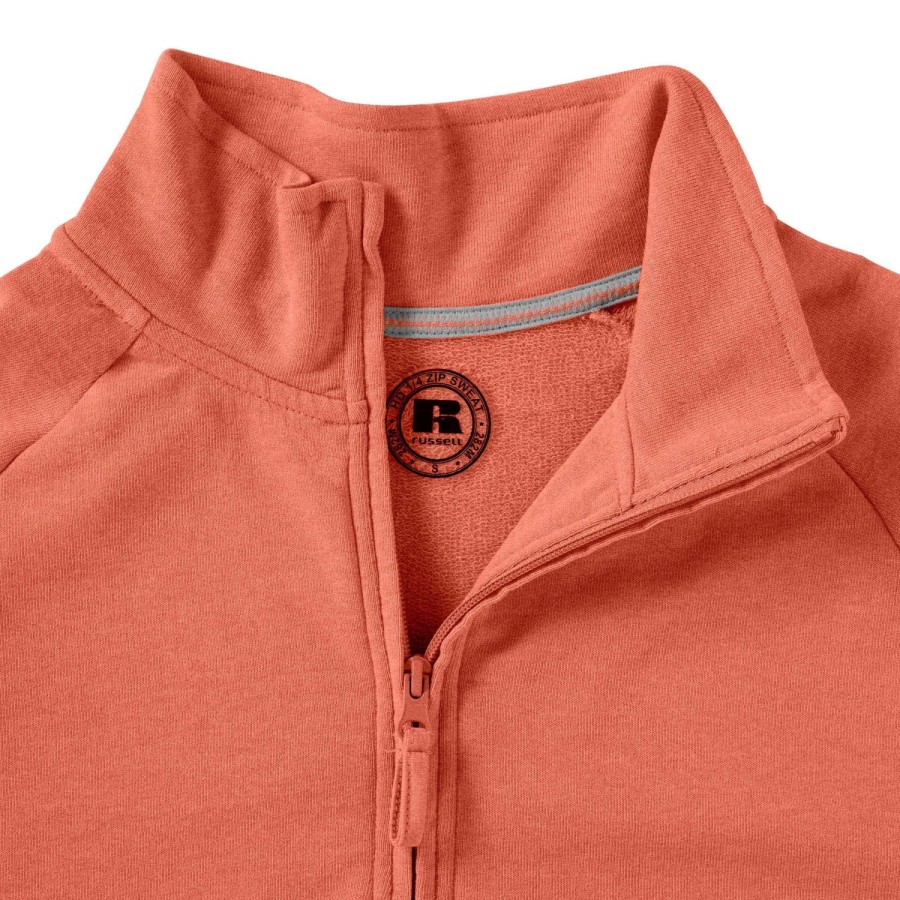 RUSSELL Men's HD Hoodie 1/4 Zipper
