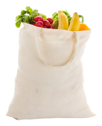 Shorty cotton shopping bag