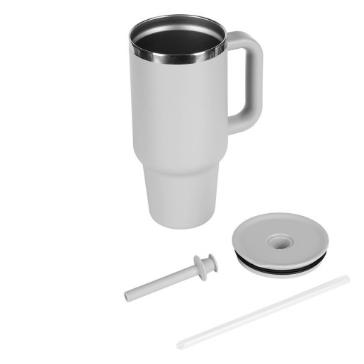 AQUACORE, vacuum insulated bottle, 890 ml, gray