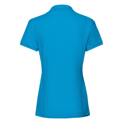Fruit of the Loom, Ladies Premium Polo, ženska premium polo majica, azurno plava, S