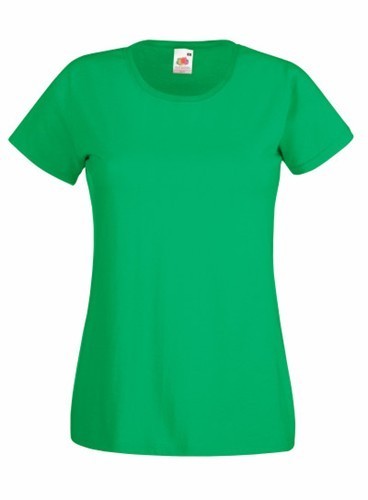 Fruit of the Loom, Valueweight, ženska pamučna majica kratkih rukava, Kelly zelena, 2XL