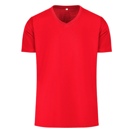 TARGET V MEN, v-neck t-shirt, 160 g/m2, red