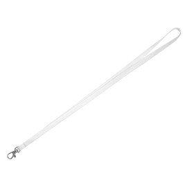 LANY 10, lanyard for id cards, 10 mm, white