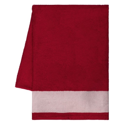 LA PLAYA, sublimation beach towel, 500g/m2, red