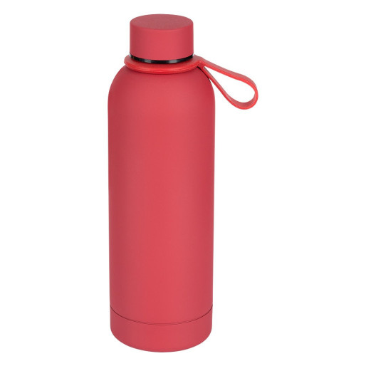 ACTIVE FLOW, vacuum insulated bottle, 500 ml, red