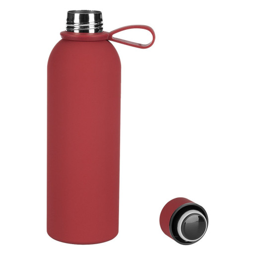 ACTIVE FLOW, vacuum insulated bottle, 500 ml, red