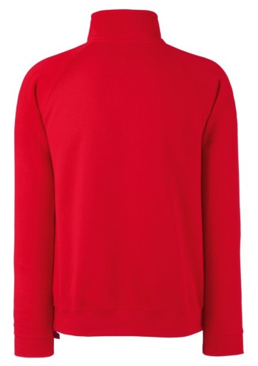 Fruit Of The Loom Premium Zip Neck Sweat, Rhinestone Zip Clasp