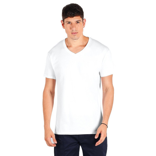 TARGET V MEN, v-neck t-shirt, 160 g/m2, white