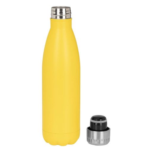 FLUID, vacuum insulated bottle, 500 ml, yellow