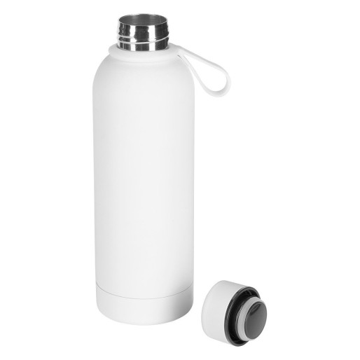 ACTIVE FLOW, vacuum insulated bottle, 500 ml, white