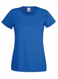 Fruit of the Loom, Valueweight, Women's Cotton T-shirt, royal blue, XS
