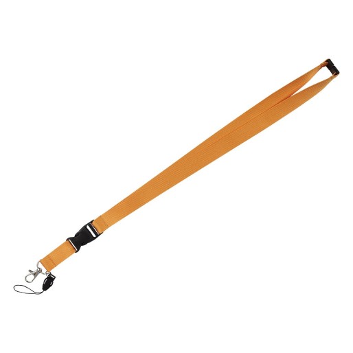 STEP-UP, lanyard for id cards, 20 mm, orange