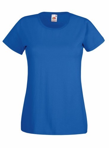 Fruit of the Loom, Valueweight, Women's Cotton T-shirt, Royal Blue, 2XL