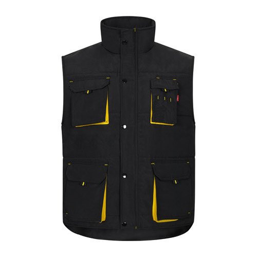 VL NERGAL. Postavljeni prsluk, dvobojni, sa više džepova (120g/m²), od poliestera (100%)