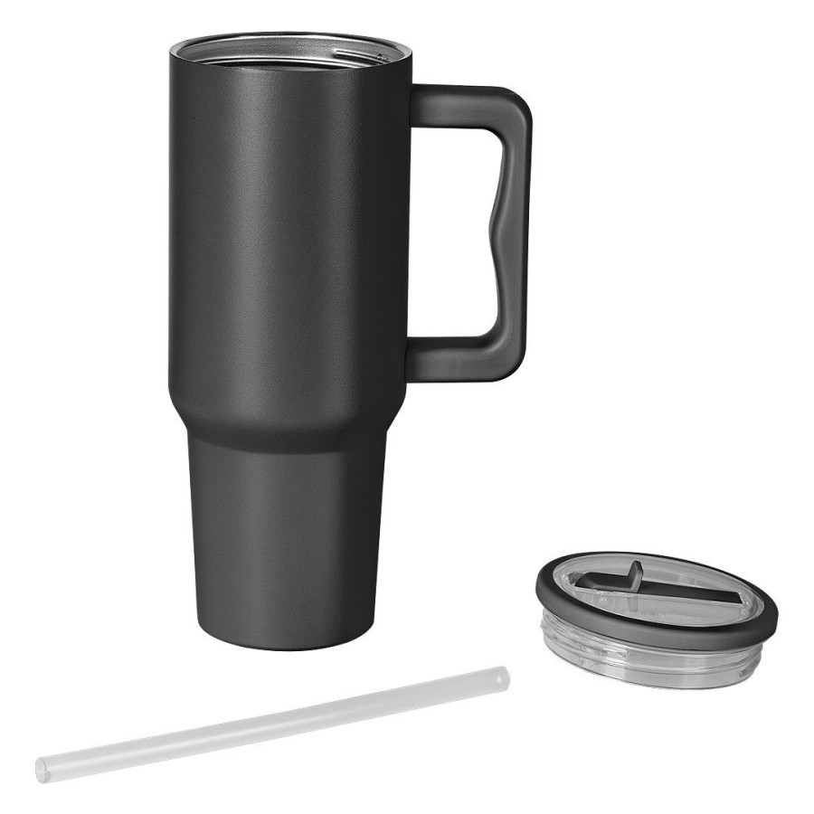 BOREALIS, vacuum insulated bottle, 1200 ml, black