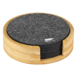 TORUS, coaster set, 6/1, dark gray