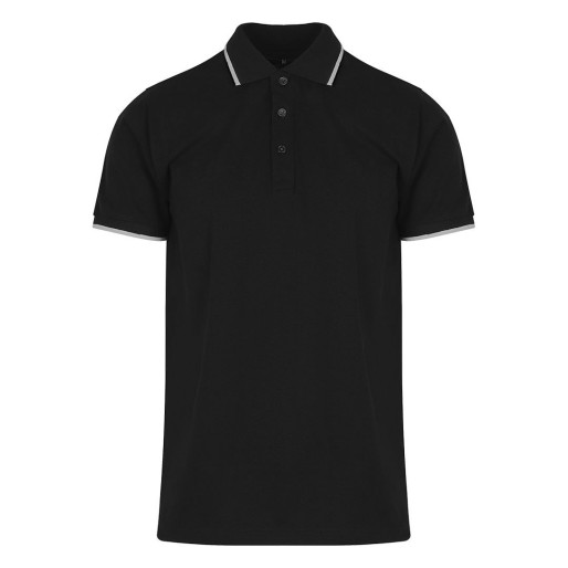 ATLANTIC, polo shirt, 190 g/m2, black