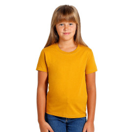 TERRA KID, children's t-shirt made of organic cotton, 150g/m2, mustard yellow