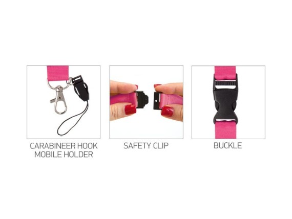 STEP-UP, trakica za mobilni i ključeve, pink