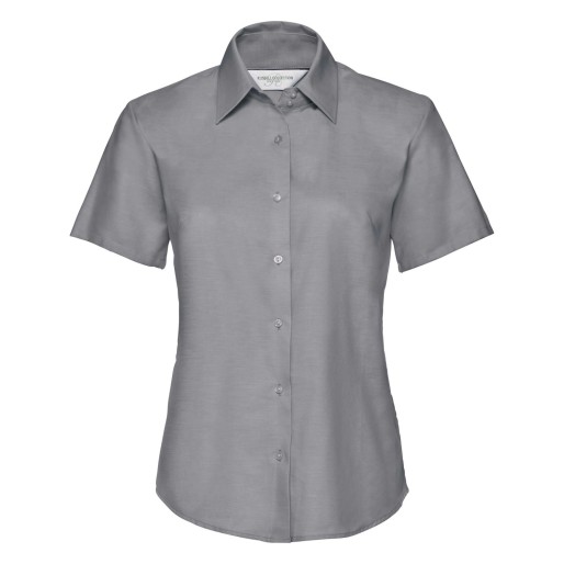 RUSSELL EASY CARE OXFORD Women's Short Sleeve Shirt