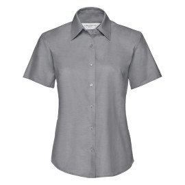 RUSSELL EASY CARE OXFORD Women's Short Sleeve Shirt