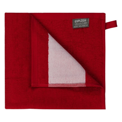 WELLNESS 50, hand towel, 50 x 100 cm  400 g/m2, red