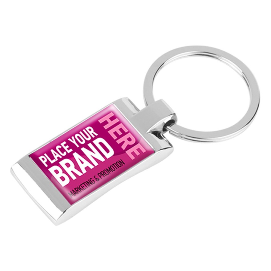 VENETO, metal key holder shiny metal