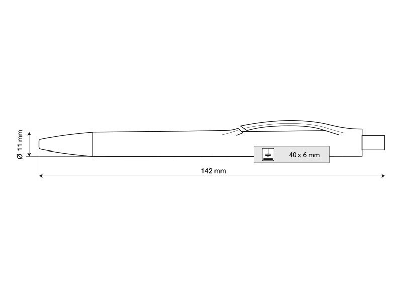 BRIDGE ECO, Biorazgradiva hemijska olovka