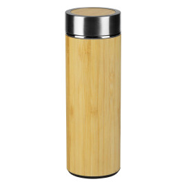 PLANET, vacuum insulated bottle, 400 ml, beige