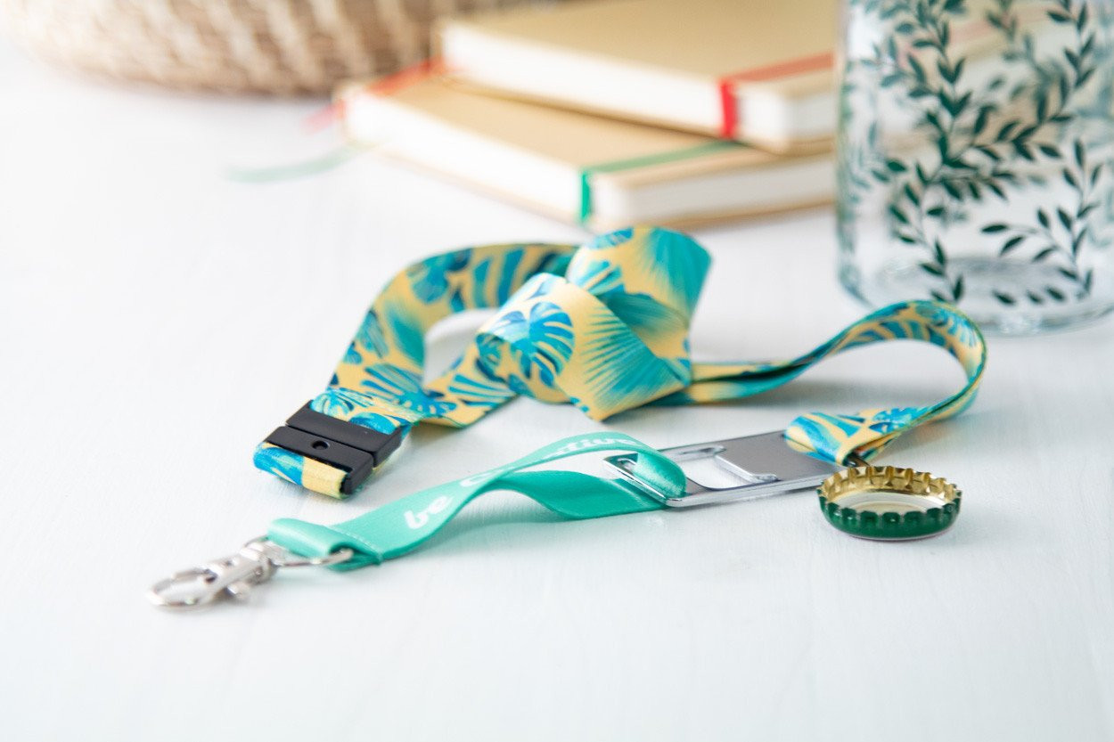 Subyard Drink Safe RPET custom sublimation lanyard