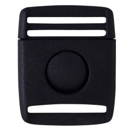 SP 005, plastic side release buckle, 20 mm, black