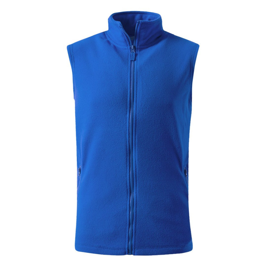 GLECHER VEST, polar fleece vest, royal blue
