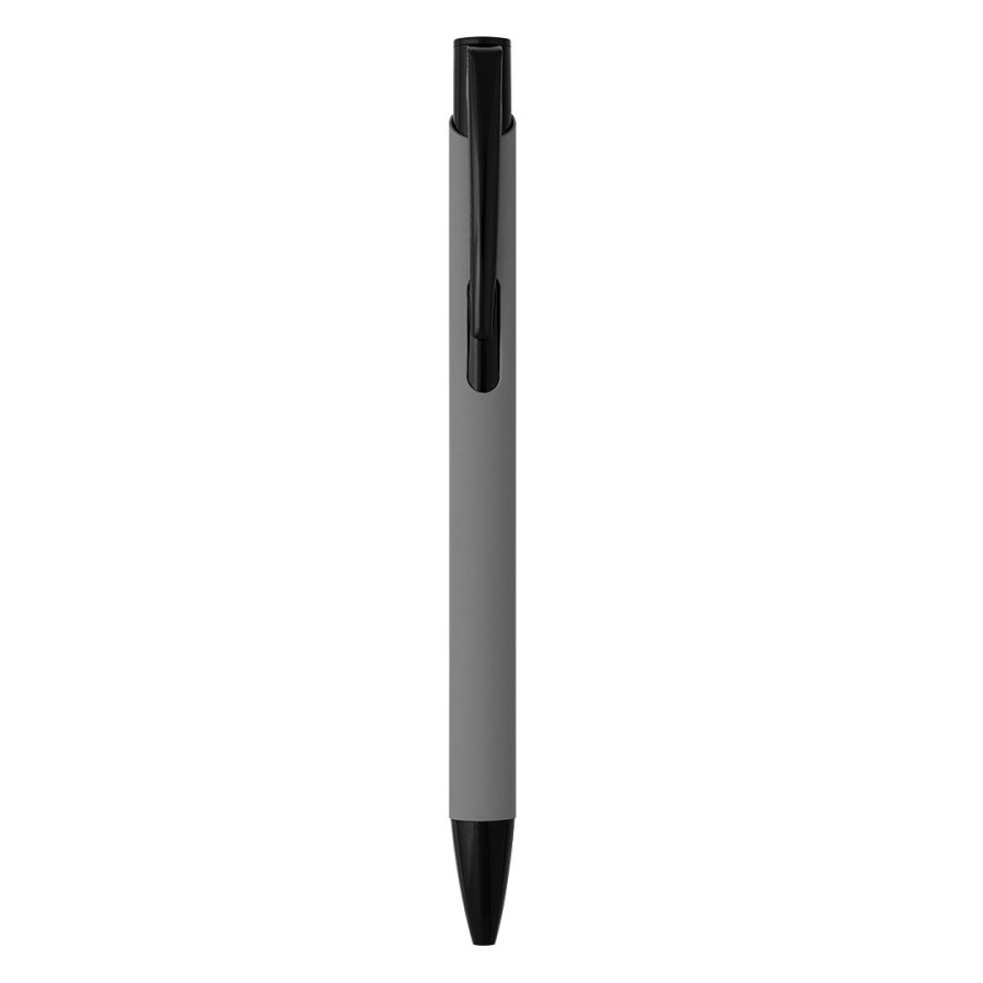 OGGI SOFT BLACK, metal ball pen, gray