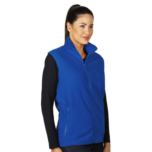 GLECHER VEST, polar fleece vest, royal blue