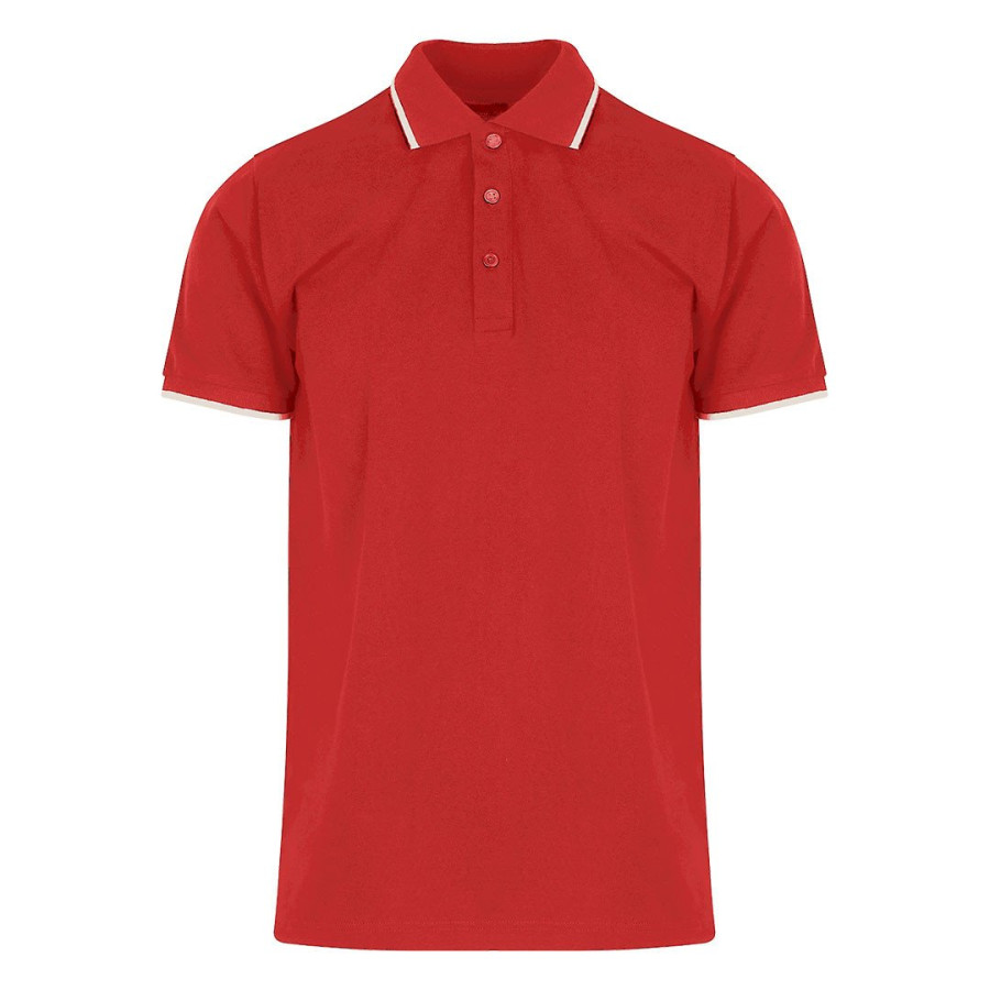 ATLANTIC, polo majica, 190 g/m2, crvena