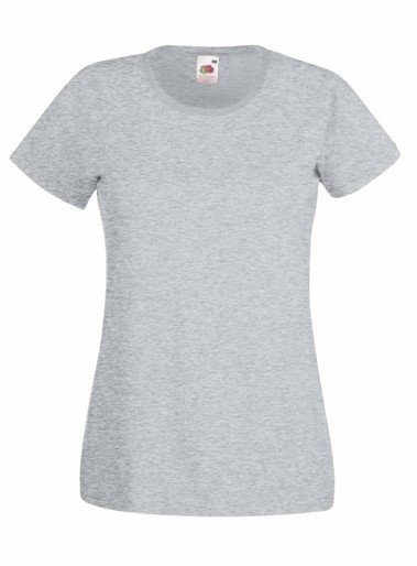 Fruit of the Loom, Valueweight, Women's Cotton T-shirt, Ash Gray, M